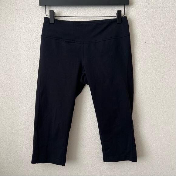 Zella crop leggings solid black capri cropped - Picture 1 of 6